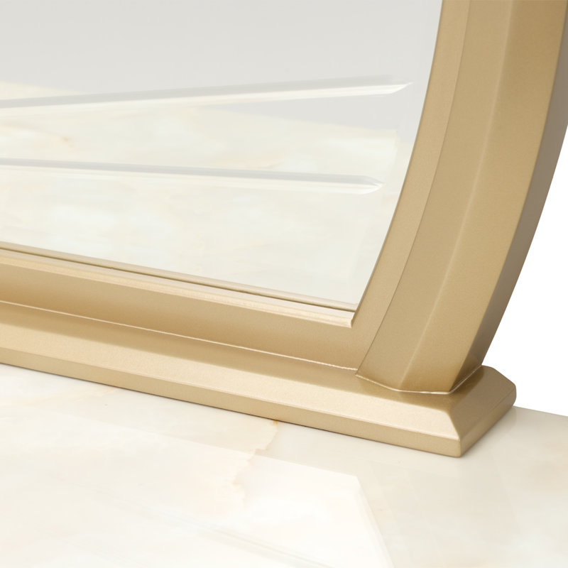Fantosini Dresser With Mirror - Creamy Pearl