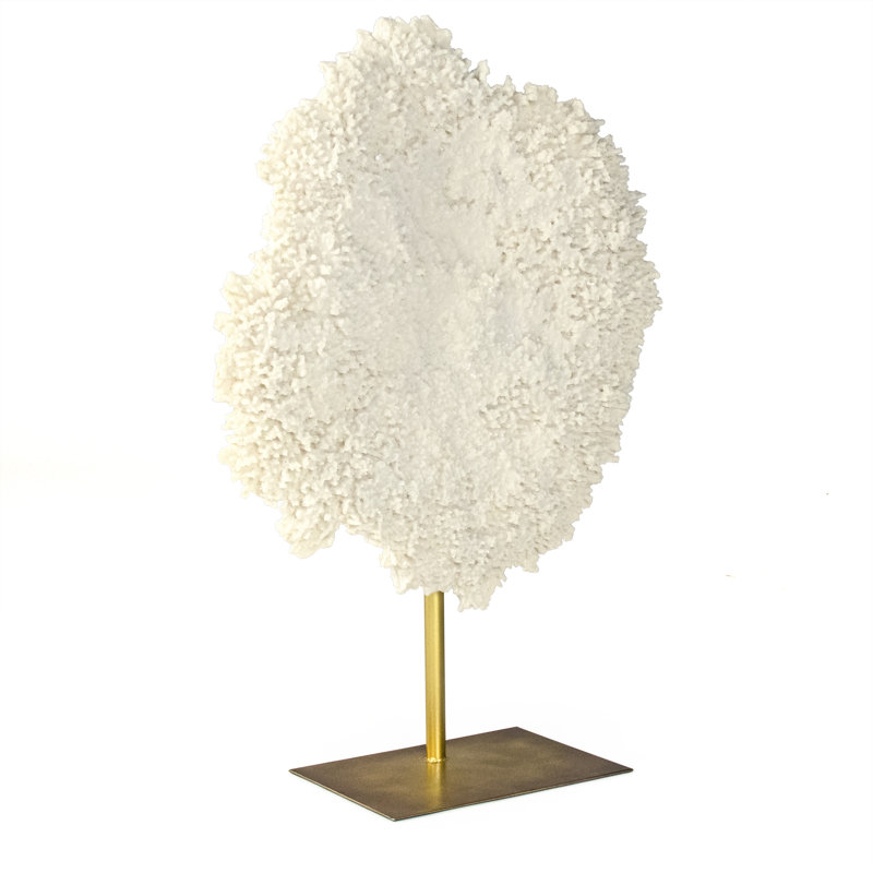 Zambrana Landscape & Nature Figurines & Sculptures, 30" H x 22.5" W x 8" D, White