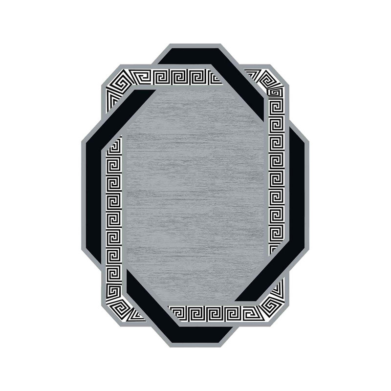 Stylish Hall Carpet Runner, 2.6 x 6.6 Feet | 100% Polyester, 650 g/m², 0.3 in Pile Height | Antibacterial & Non-Slip PVC Dot Underside | Machine Washable, Durable 3D Digital Print | Perfect for Home Décor