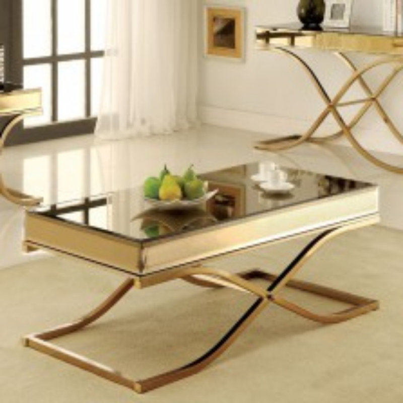 Ensemble de 2 tables basses poirier