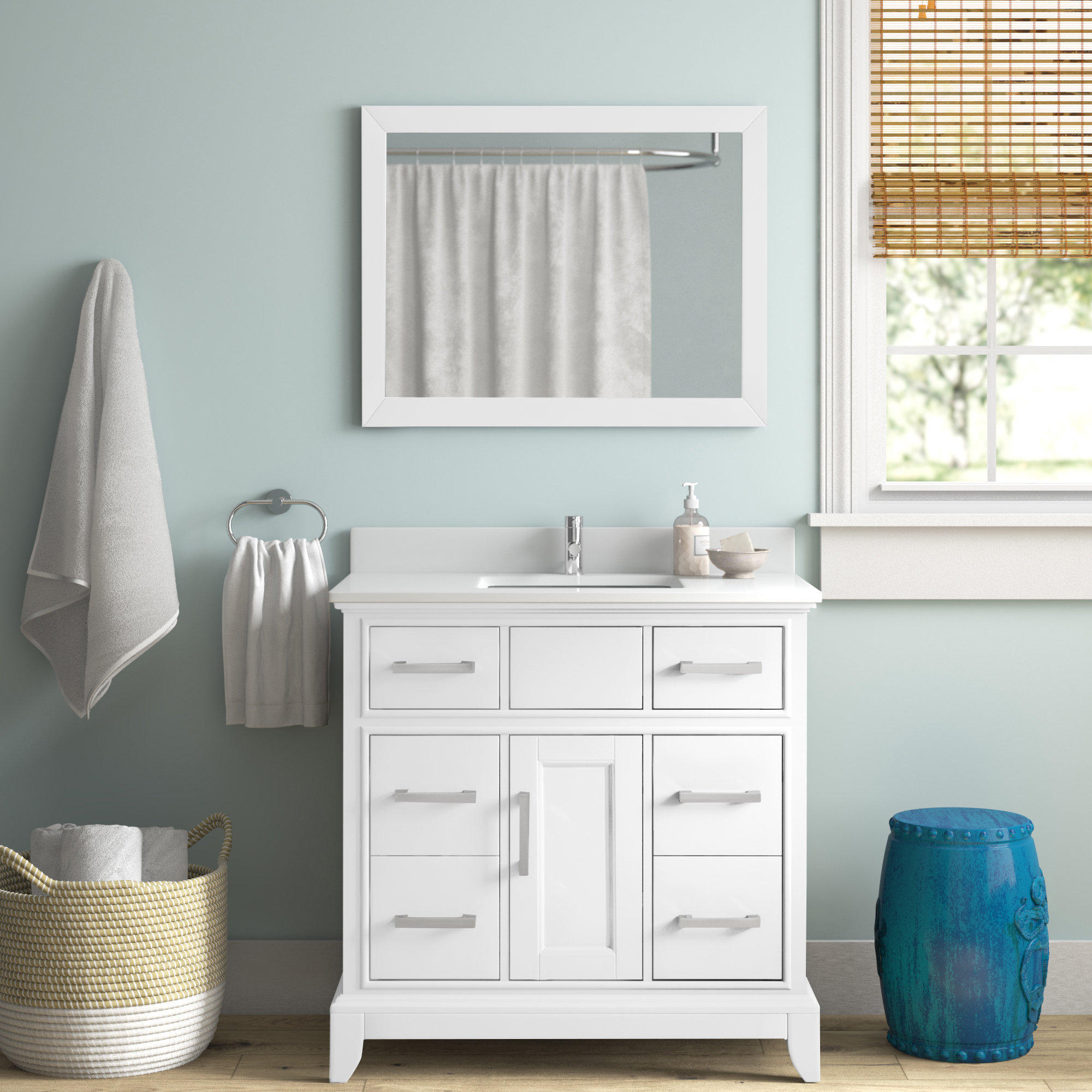 Red Barrel Studio® Valor 36'' Single Bathroom Vanity with Engineered