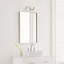 Haines 2 Light Transparent Dimmable Vanity Light-1146103933