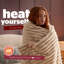 Silentnight Luxury Ribbed Faux Fur Heated Throw-115624624
