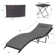 2-Piece Foldable "S"-Shaped Reclining Chaise Lounge Set With Adjustable Backrest And Foldable Rattan Coffee Table