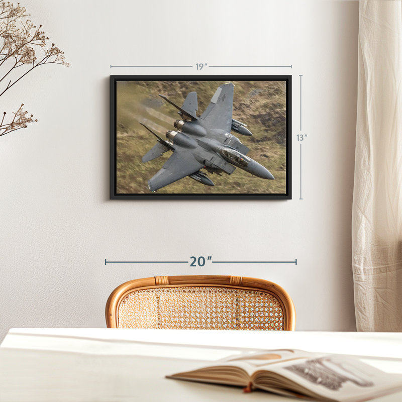 Militaire "Art militaire en vol", H 13 po x l 19 po
