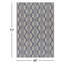 Tapis ikat bleu / blanc Karini-20724069