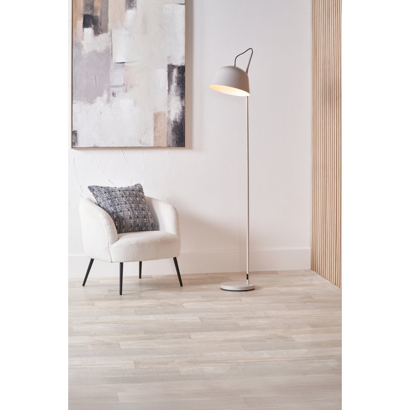 Taleya 170cm Matte Task Floor Lamp, Grey