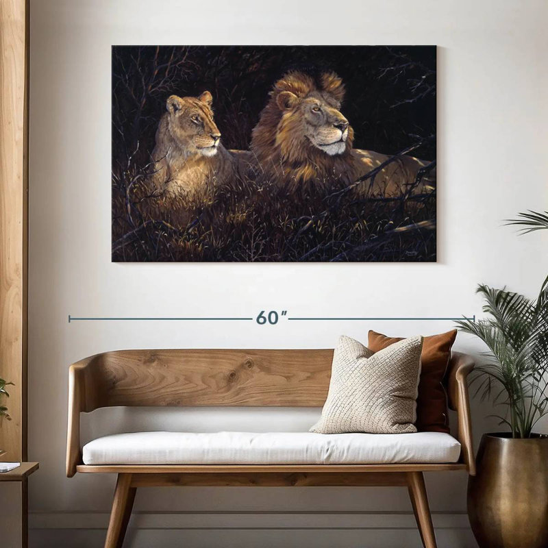 Brampt In Deep Shadows, 32" H x 48" W