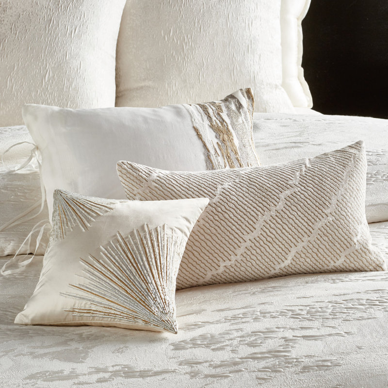 Donna Karan Home Seduction Duvet Ivory, King Duvet Cover