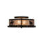 Cowboy & Steer 2 - Light Flush Mount