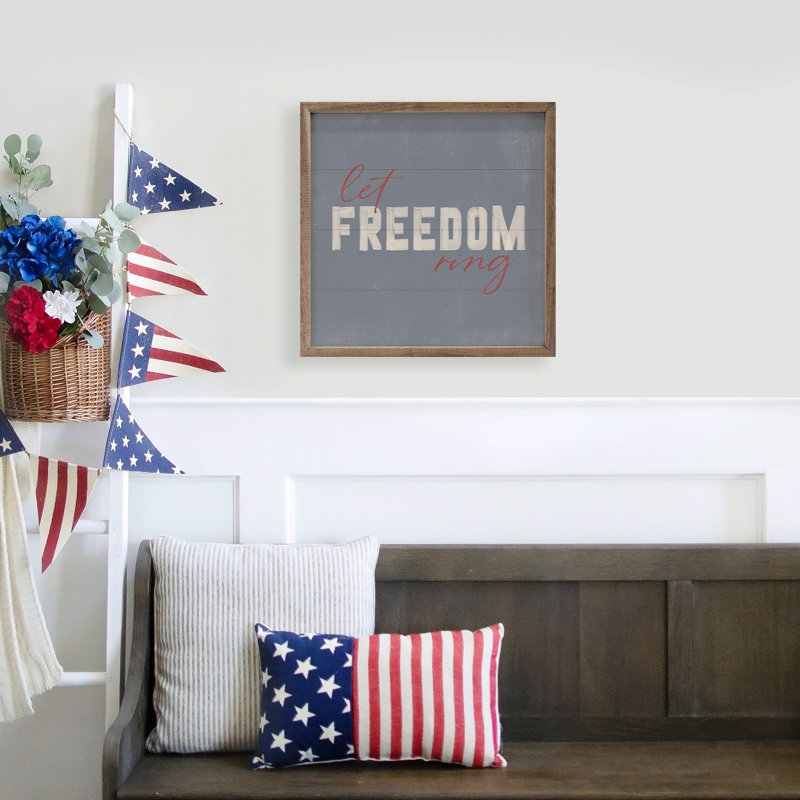 «Let Freedom Ring» - bleu