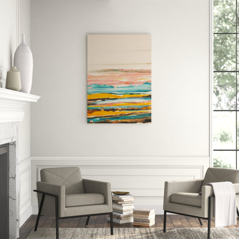 Color Lyrics I Print by Elena Carlie, Glass Coat, 50" H x 36" W