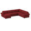 140" Wide Right Hand Facing Sleeper Corner Sectional-533891942-533891955