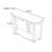 Solid Rubberwood Console Table-687439090-687439091