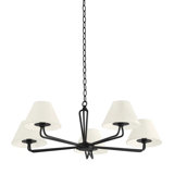 Ozias 5 Light Chandelier - Vintage Gold Leaf