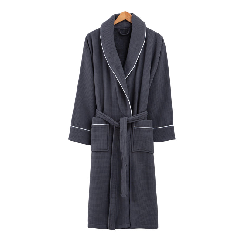 Peignoir majestueux 100% coton unisexe majestueux Majesty, M, Gris foncé