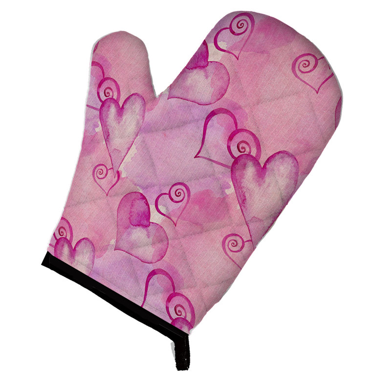 Caroline's Treasures Oven Mitt, Pink