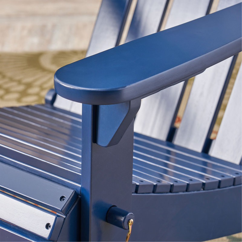 CHAISE ADIRONDack HOLLYWOOD PLIABLE, Bleu