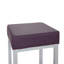 Cordish Upholstered and Faux Leather Bar Stool with Steel Frame-11882389