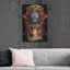Trinx «Fire Fighter Skull» par Flyland Designs, art mural en métal-2081975158