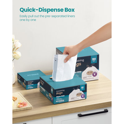10L Trash Bags - 80 Count