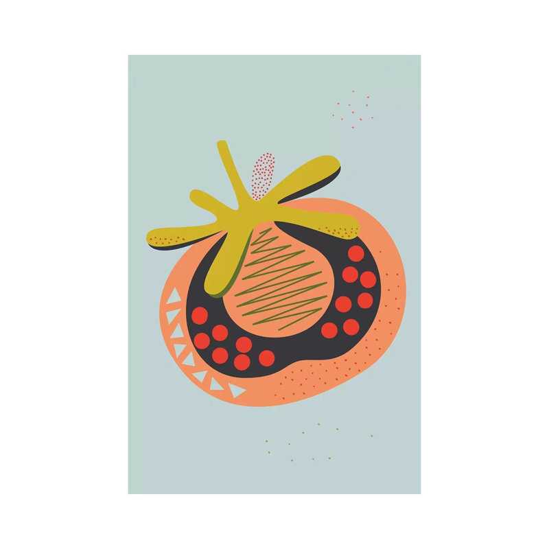Tomato by Flatowl - Wrapped Canvas Gallery-Wrapped Canvas Giclée, 20.32 cm H x 30.48 cm W