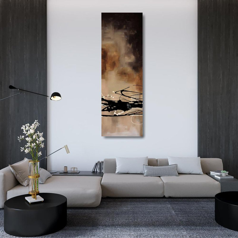 «Red Barrel Studio® Maitland, Laurie Gallery», art sur toile tendue: Tabac et chocolat, H 48 po x l 19 po