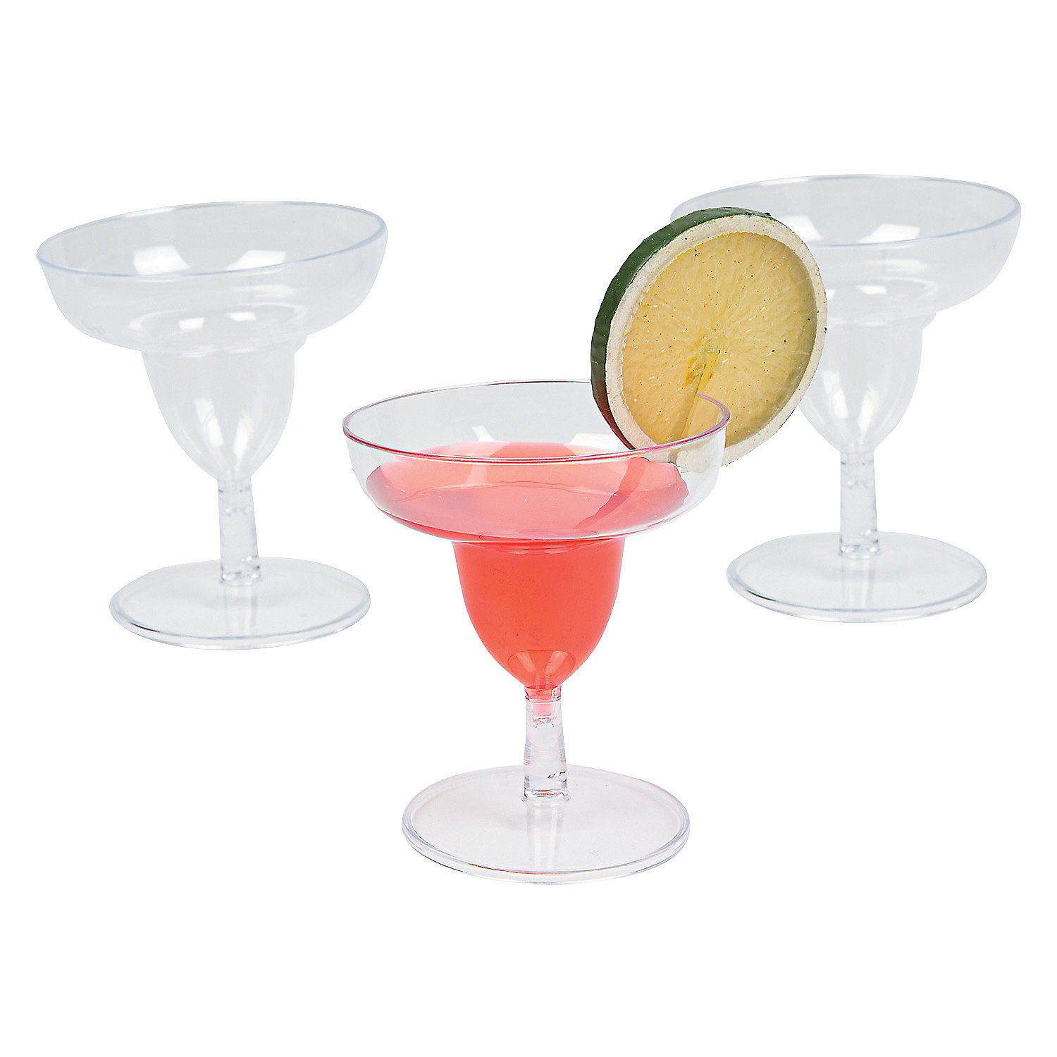 4 Oz Plastic Martini Glass (20Pc) - Party Supplies - 20 Pieces