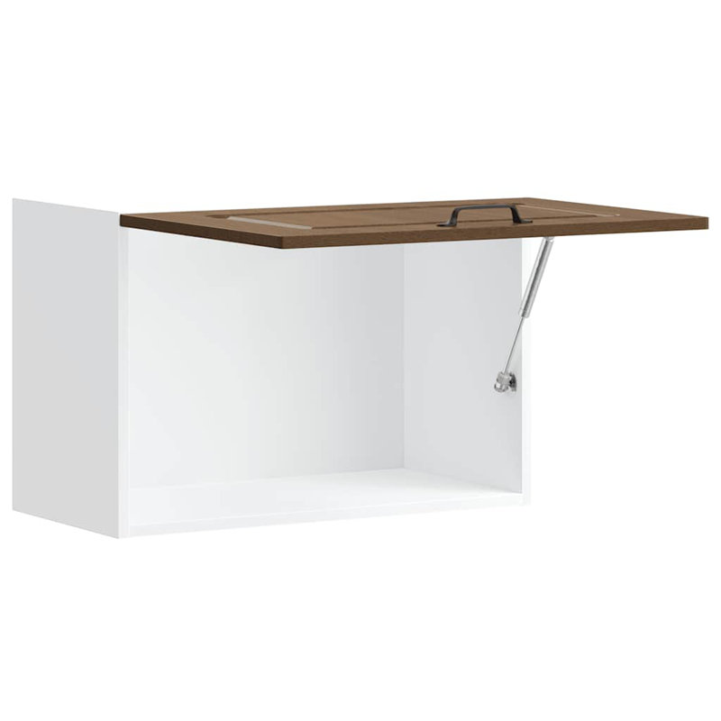 Kitchen Wall Cabinet Kalmar Engineered Wood, Brown Oak