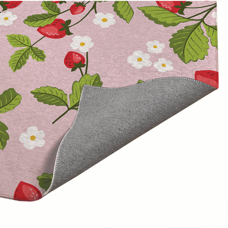 Tapis d'extérieur Strawberries, Rectangulaire 2 pi x 3 pi