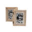 Shepshed Wood 3-Photo Folding Picture Frame