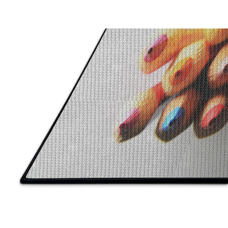 Tapis gris, Rectangle 5 pi x 7 pi