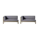 Rexferd 58.25'' Wood Outdoor Loveseat