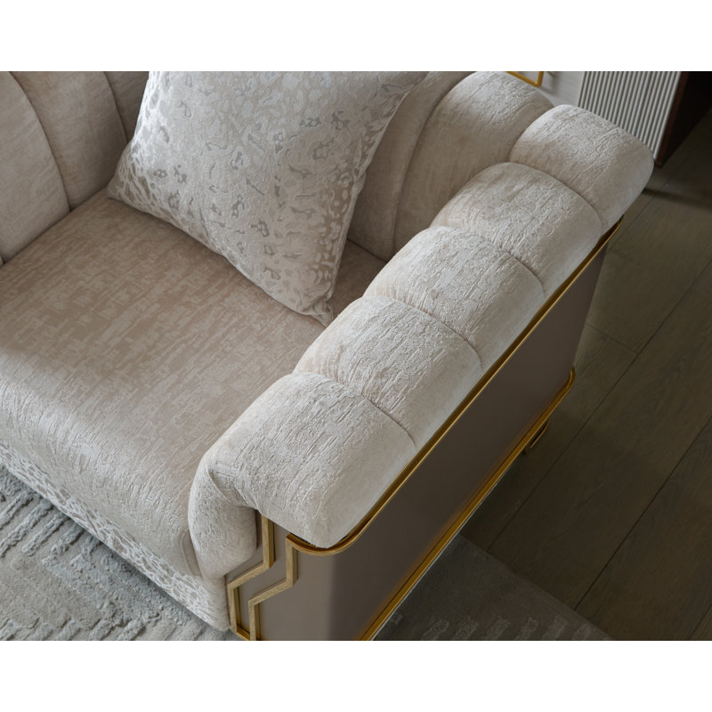 Canapé # 8625 avec chaise # beige