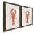 Papier, cadre noyer