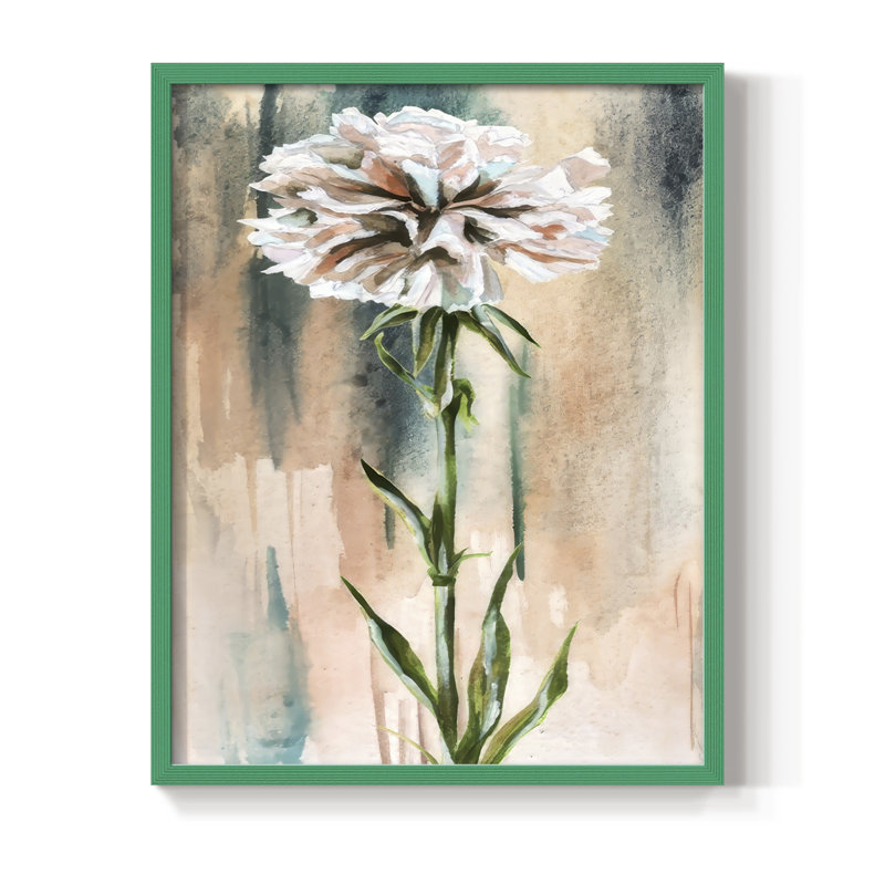 «Emerald Dream I», reproduction encadrée - bois massif, Vert, H 11 po x l 9 po