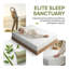 Matelas en mousse viscoélastique rafraîchissante LUMERIS - Certifié CertiPUR-US pour le soulagement de la pression et le soutien, plusieurs options d'épaisseur-871712123-871712121