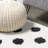 Colleps Modern Charcoal Dot Shag White/Gray Rug-1603153830