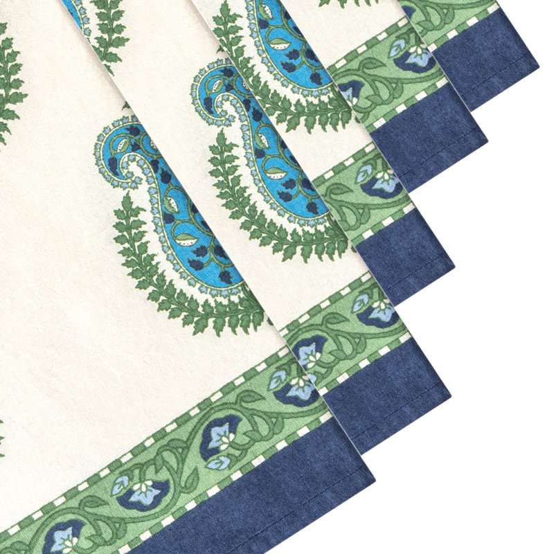 100% Cotton Floral Square Napkin