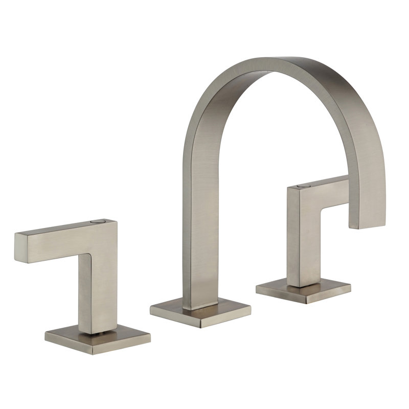 Corsini Two-Handle Deck Mounted Roman Tub Filler, Brushed Nickel