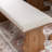 Sierra Walnut Beige Upholstered Nook Set-21977114