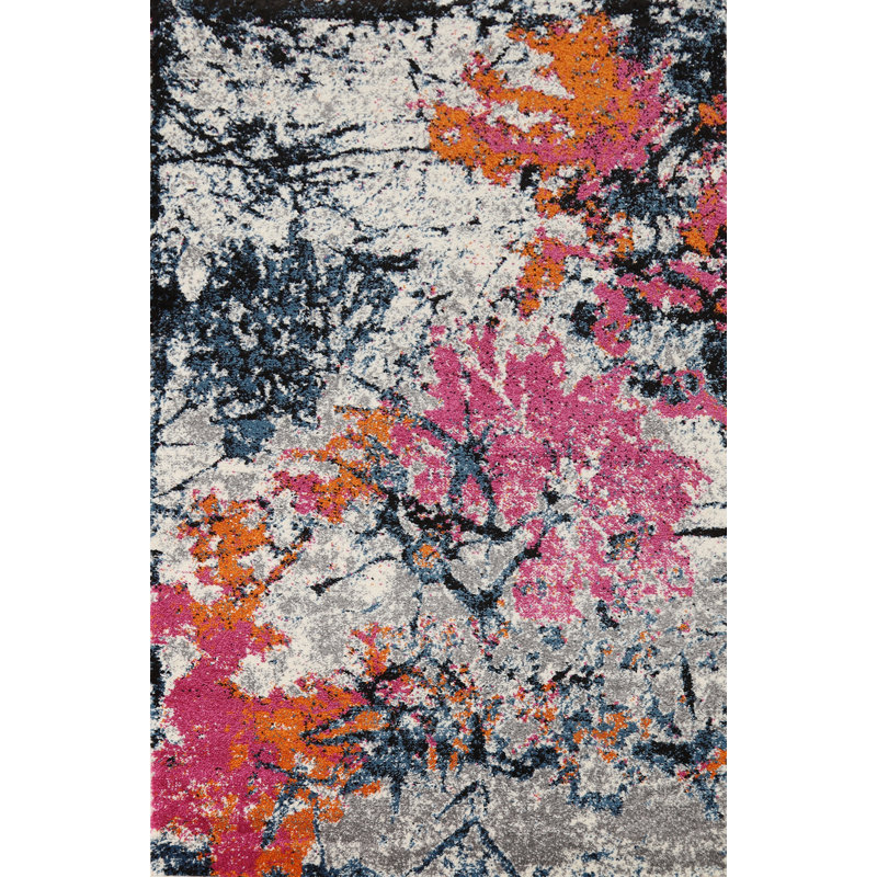 Contemporary Abstract Transitional Oriental Rug 3x5