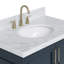 37'' Single Bathroom Vanity with Carrara Marble Top-93359365-121646124