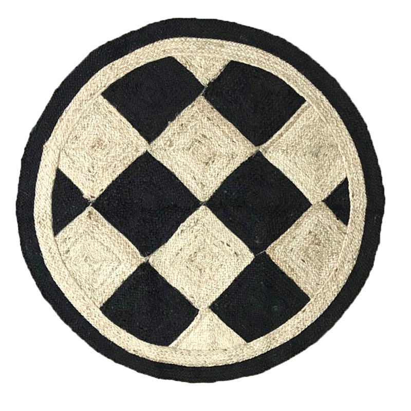 Iraheta Geometric Indoor Rug, Round 4'