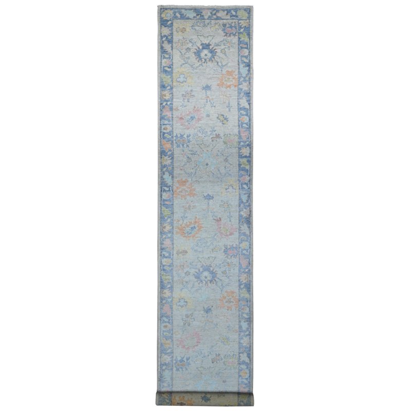 Tapis de couloir gris nouvel âge 2 pi 10 po x 15 pi 10 po One-of-a-Kind