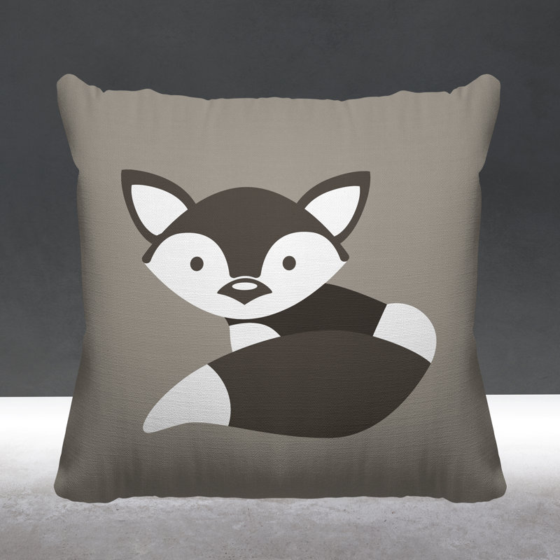 Coussin , Truite, H 15 po x l 15 po, Carré