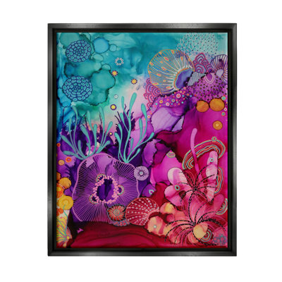 Motif abstrait corail par Amy Tieman