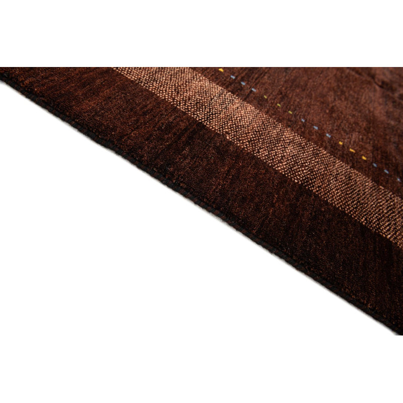 Tapis brun foncé Jahiem