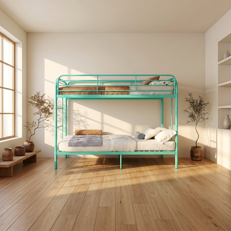 Lit superposé en métal simple au-dessus de simple L 41,34 po x P 78,15 po x H 59,84 po Milton