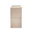 Watusi Cream Cow Hide Console Table
